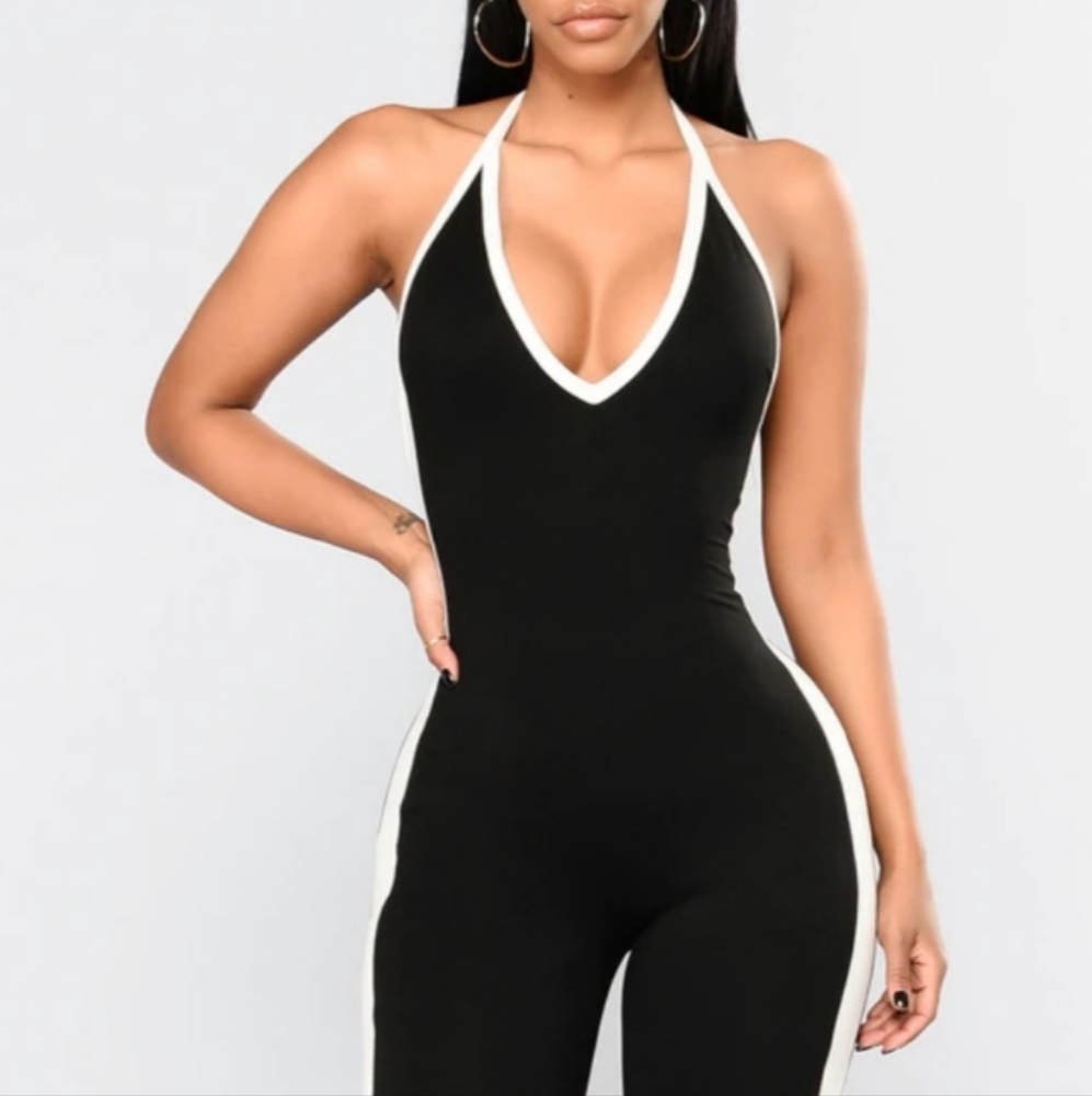 Backless jumpsuit